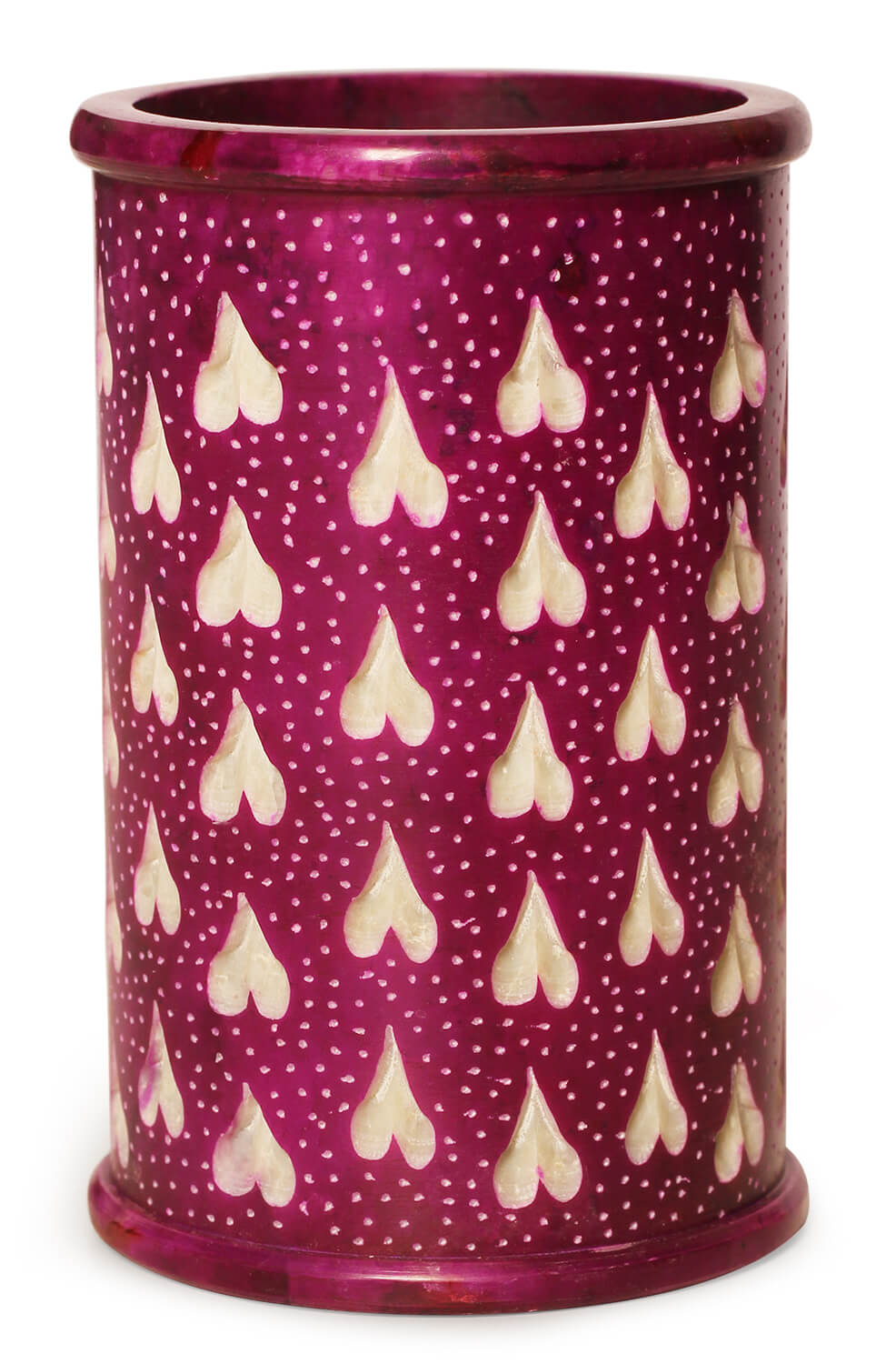 ArtistryBazaar Marble Pen Pencil Holder Stand for Desk, Makeup Brush for Girls, Bathroom Tumbler Cup, Durable Office & Home Organizer Pencil Holder